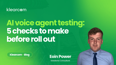 AI voice agent testing: 5 checks to make before roll out