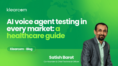 AI voice agent testing in every market: a healthcare guide