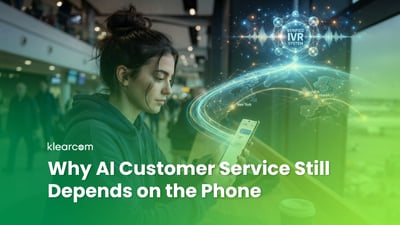 Why AI Customer Service Still Depends on the Phone