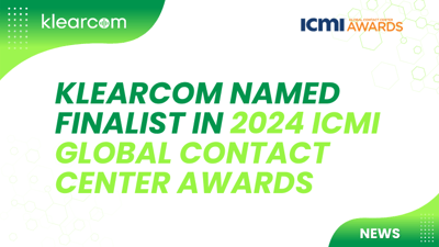 Klearcom Named Finalist in 2024 ICMI Awards