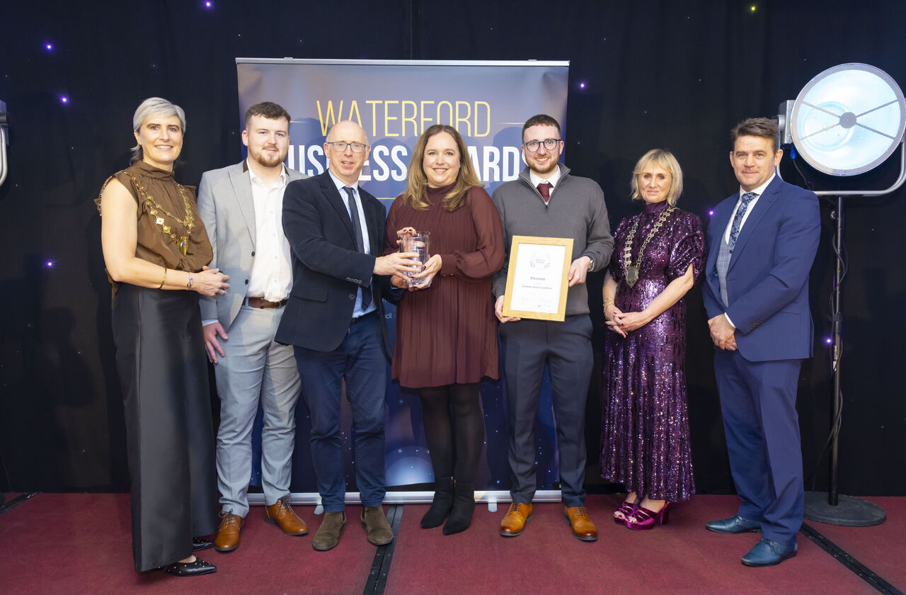 Klearcom Wins Customer Service Excellence Award at the 2025 Waterford Business Awards