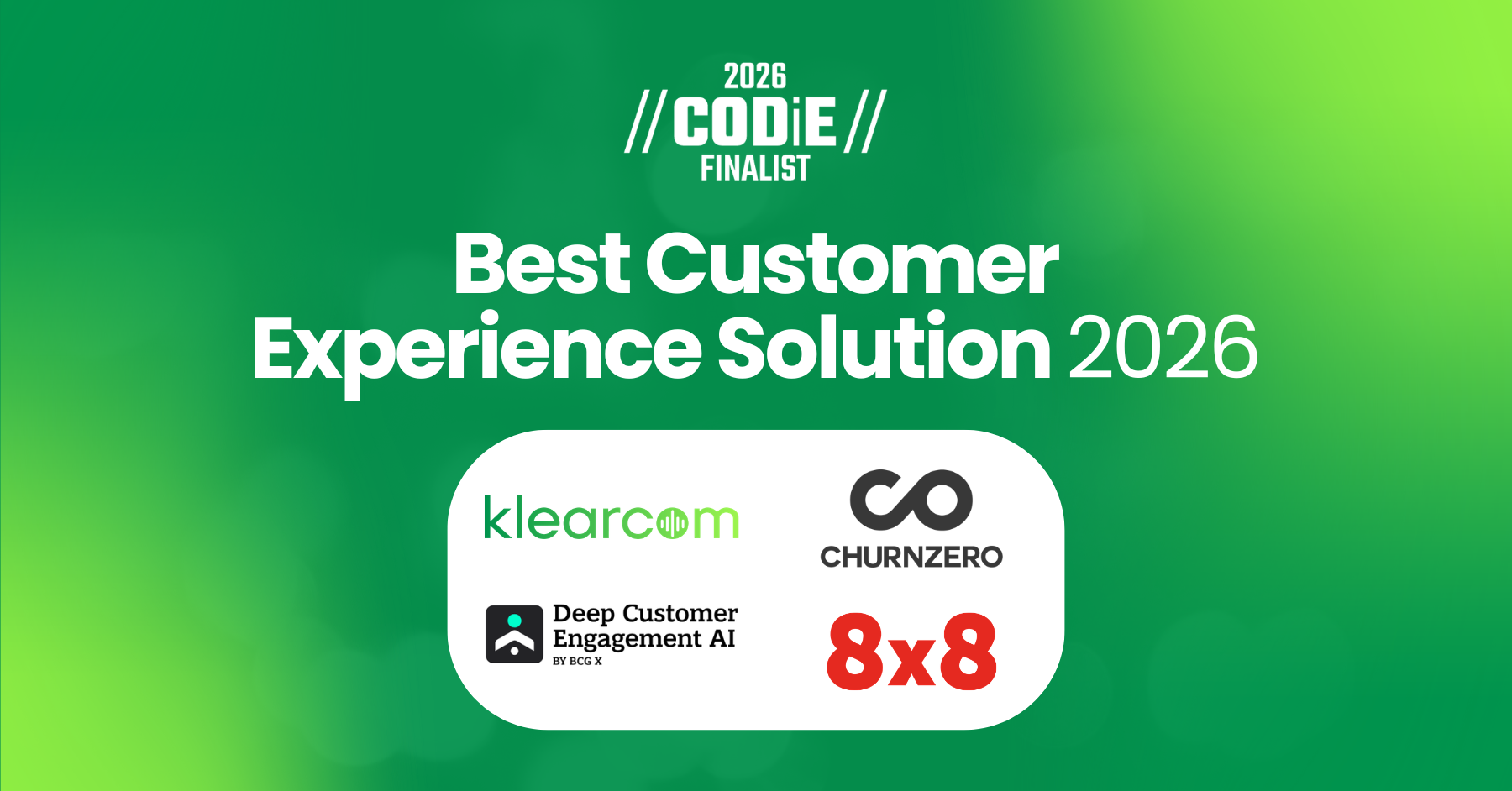 Klearcom Named a 2026 CODiE Award Finalist in Two Categories