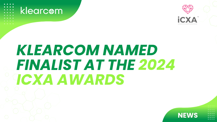 Klearcom Named Finalist at the 2024 ICXA Awards