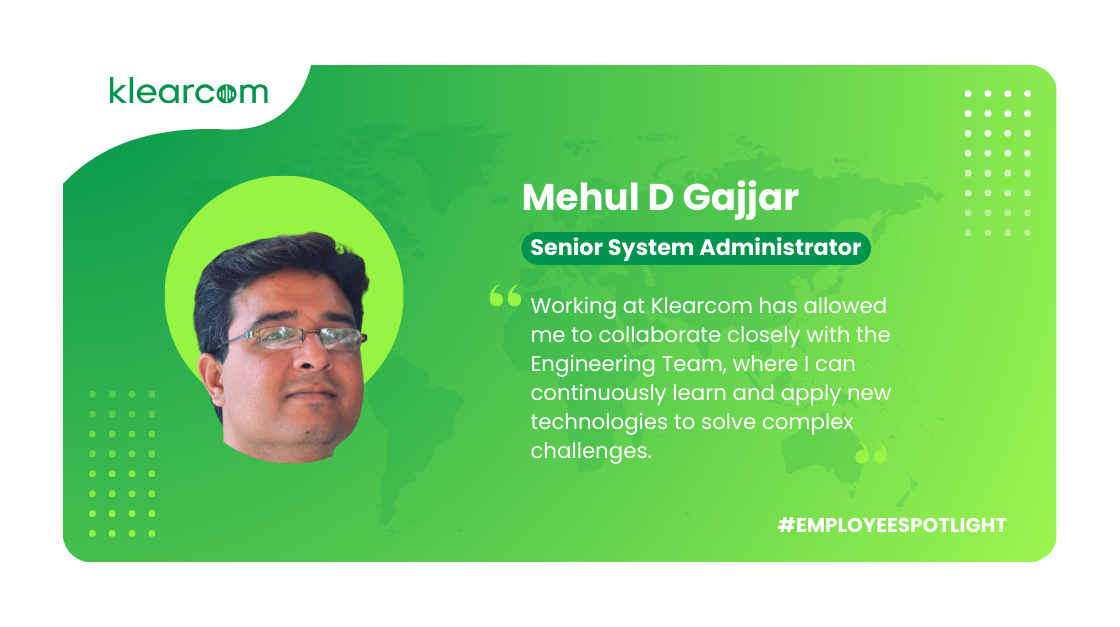 Employee Spotlight: Mehul D Gajjar