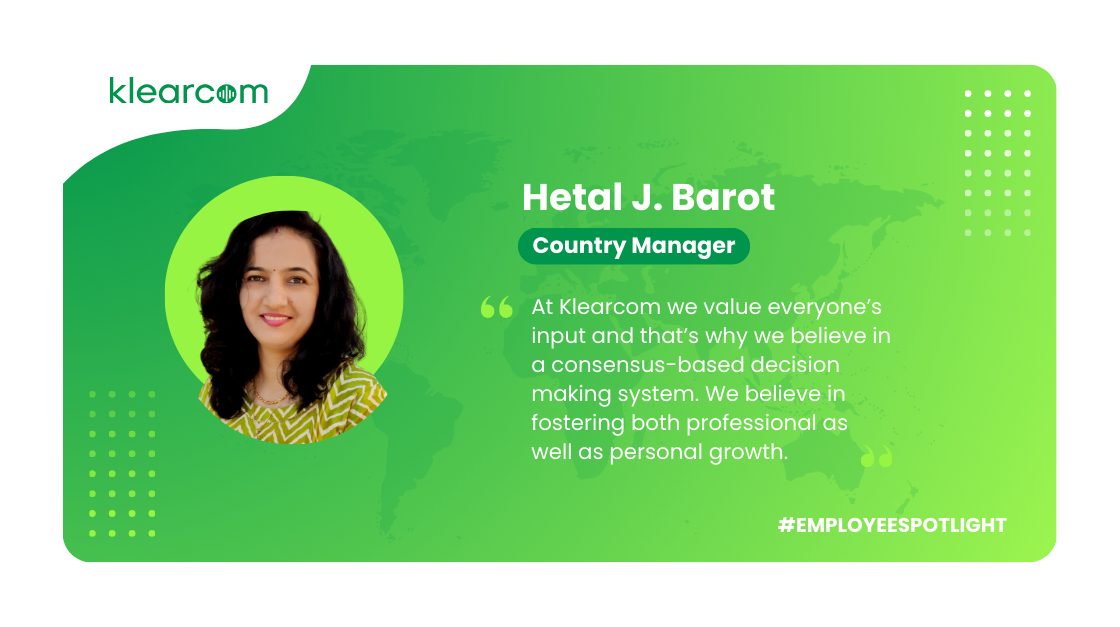 Employee Spotlight: Hetal J. Barot