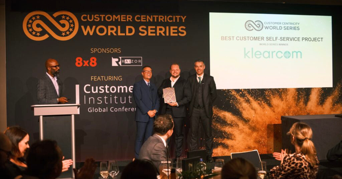 Klearcom Wins World & Regional Awards at Customer Centricity World Series